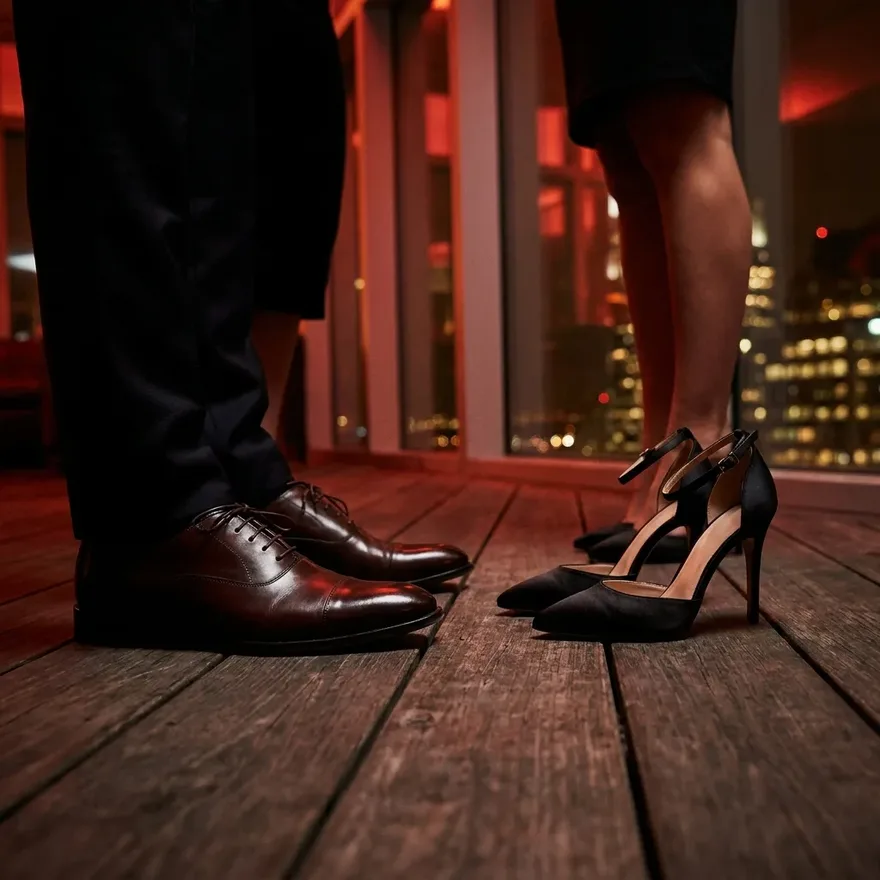 Shoes that clear the door at Drai's After Hours: heels and polished dress shoes