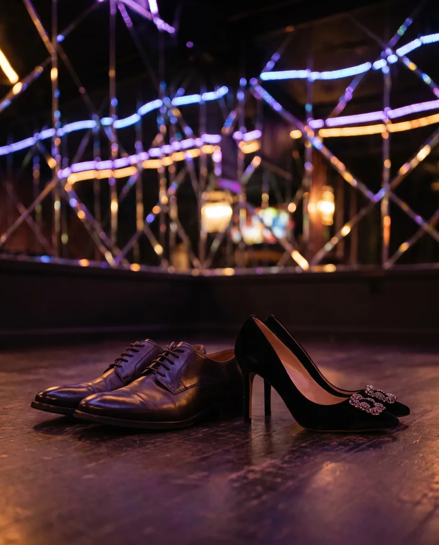 Shoes that clear the door at Jewel Nightclub: heels and polished dress shoes