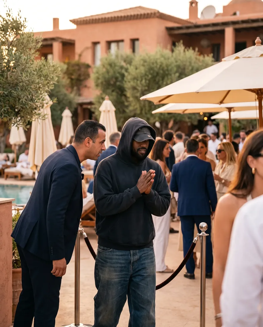 Not the move at Kassi Beach Club: head-to-toe street clothes at the pool