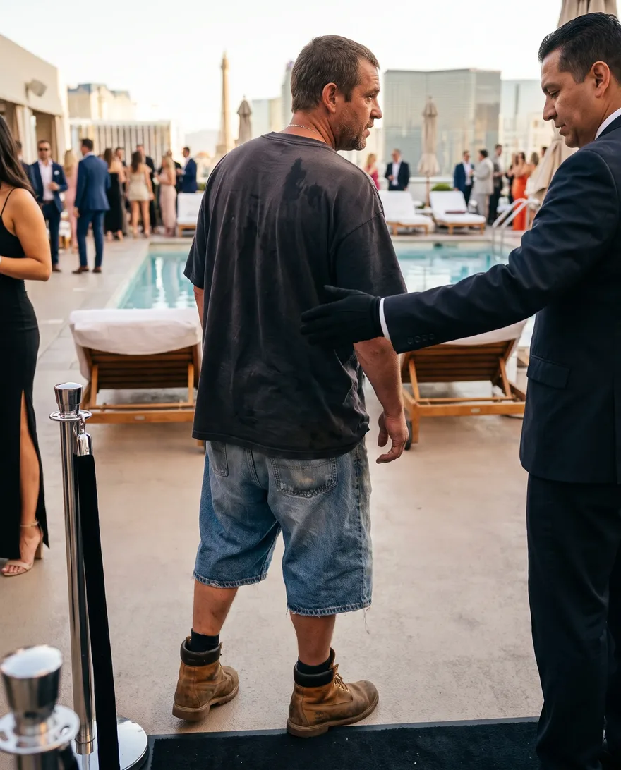 What gets turned away at Omnia Dayclub: cutoff denim and sloppy streetwear