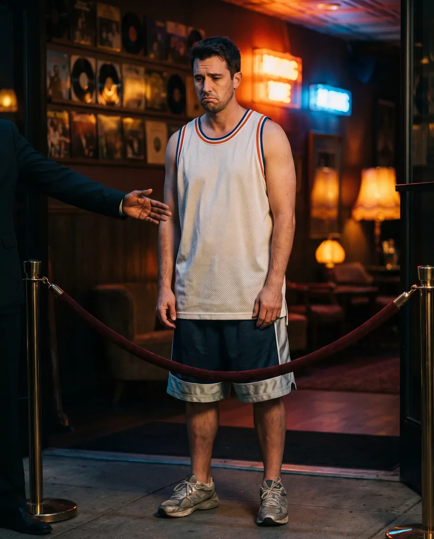 What gets turned away at On The Record: jerseys, gym shorts and athletic wear