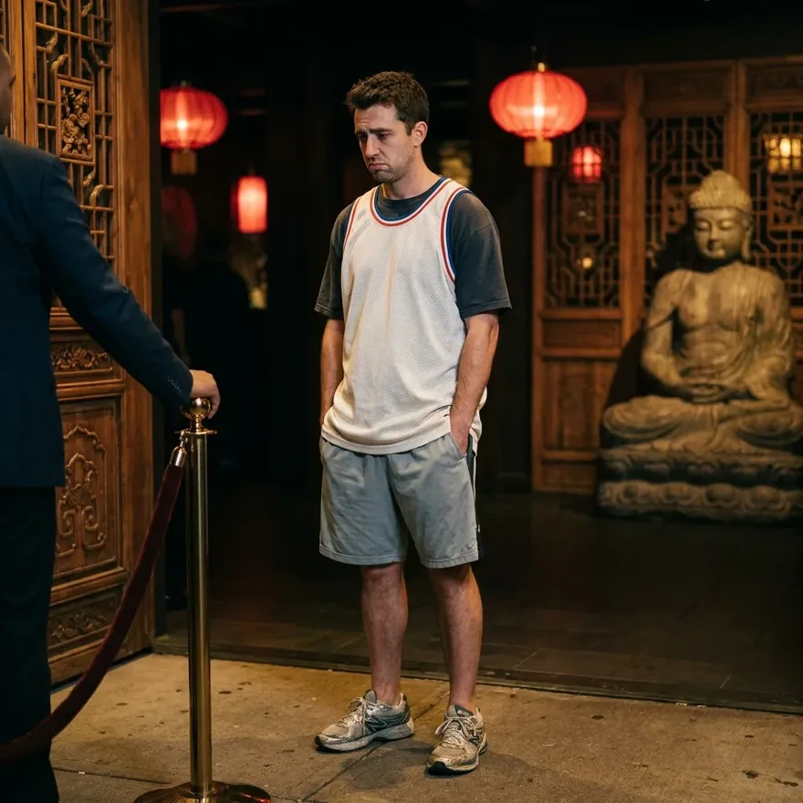 What gets turned away at TAO Nightclub: jerseys, gym shorts and athletic wear