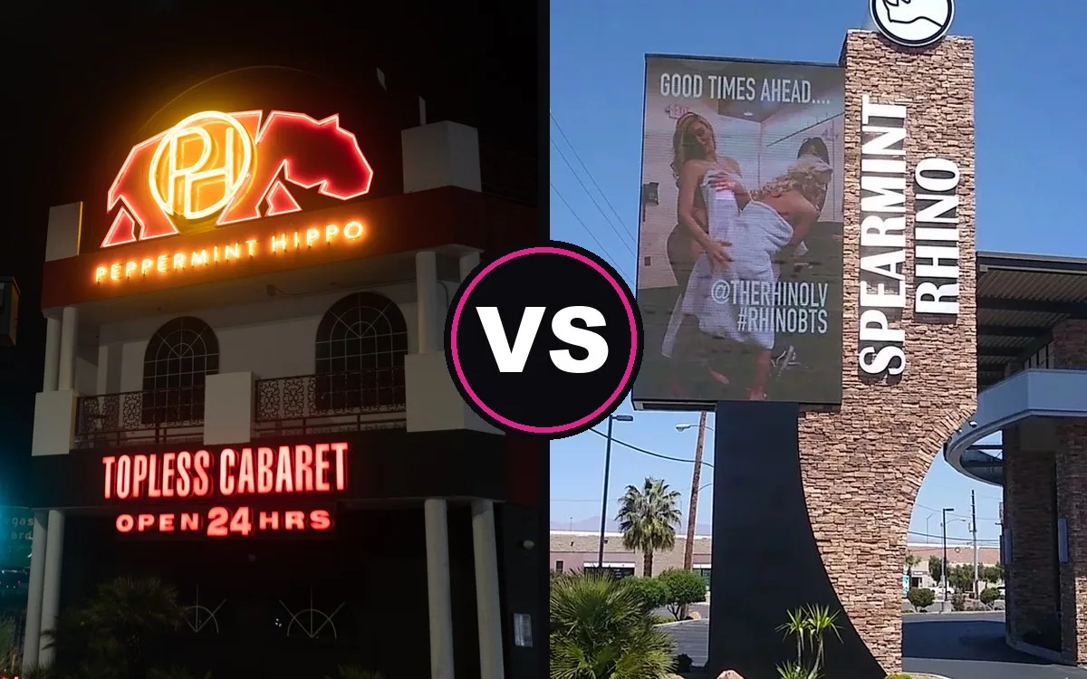 Peppermint Hippo vs Spearmint Rhino
