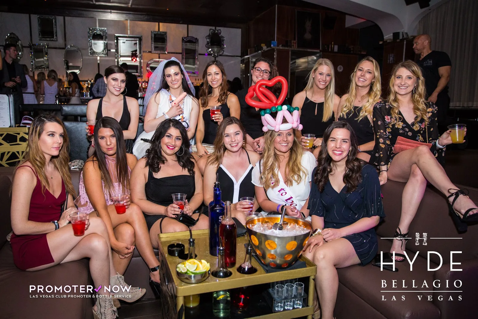Bachelorette party arriving in style in Las Vegas