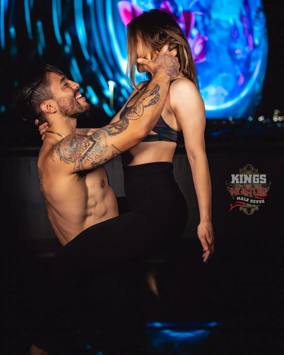Kings of Hustler live show moment with a guest on stage