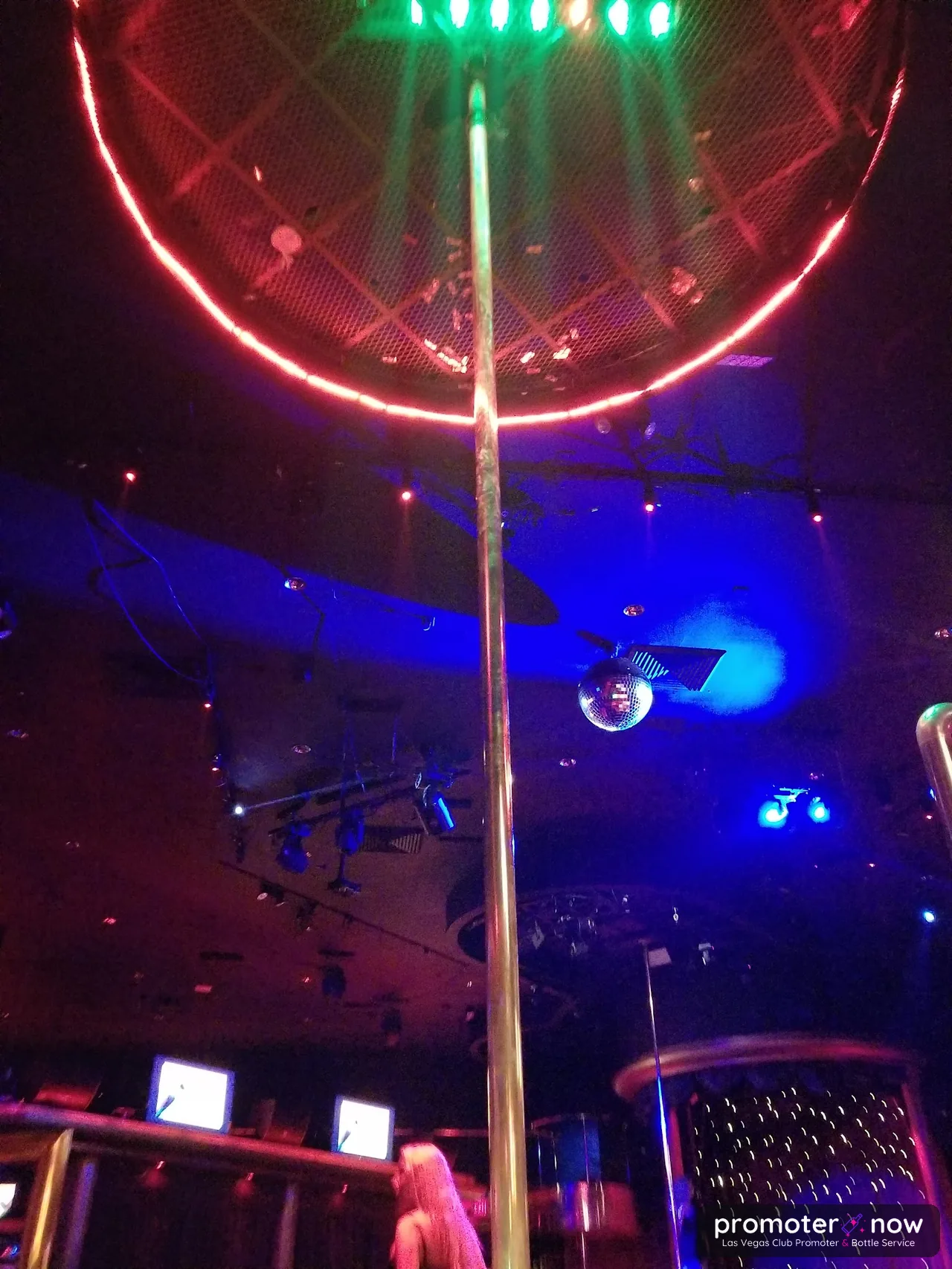 Airstrip Gentlemen's Club high-energy main floor in Las Vegas