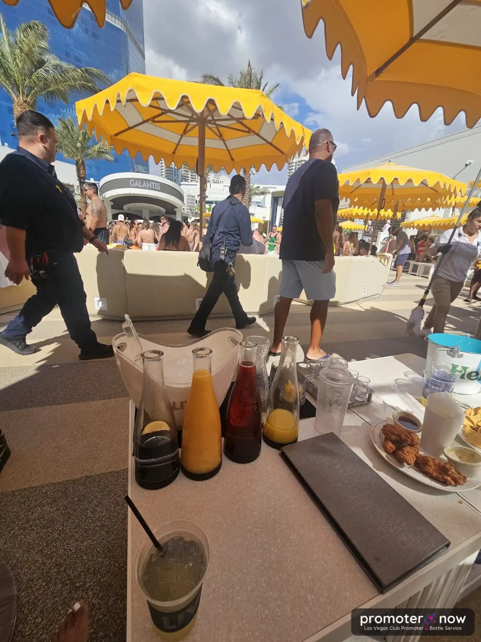 LIV Beach Las Vegas VIP cabanas and daybeds
