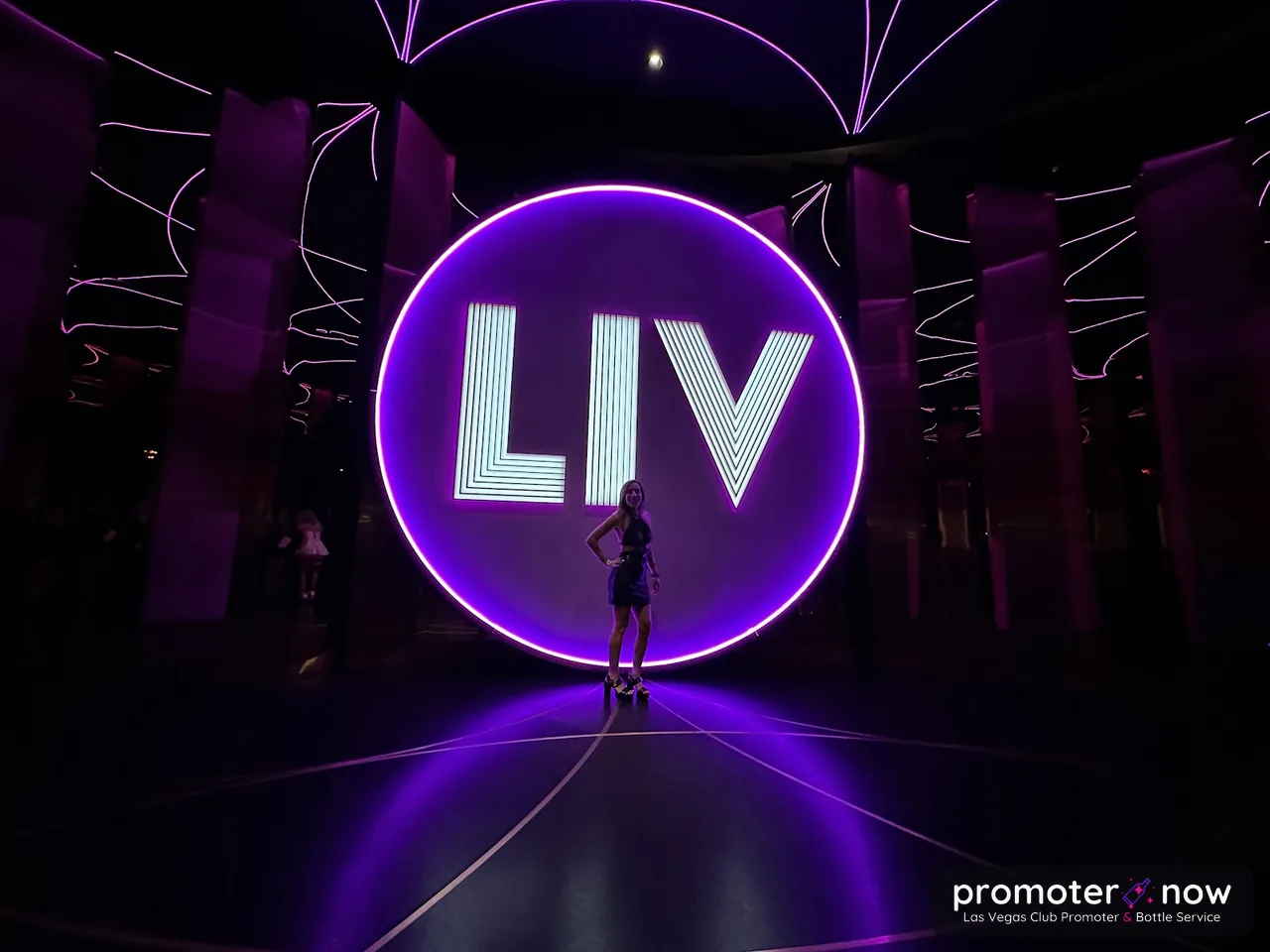 LIV Las Vegas mezzanine VIP suites overlooking the dance floor
