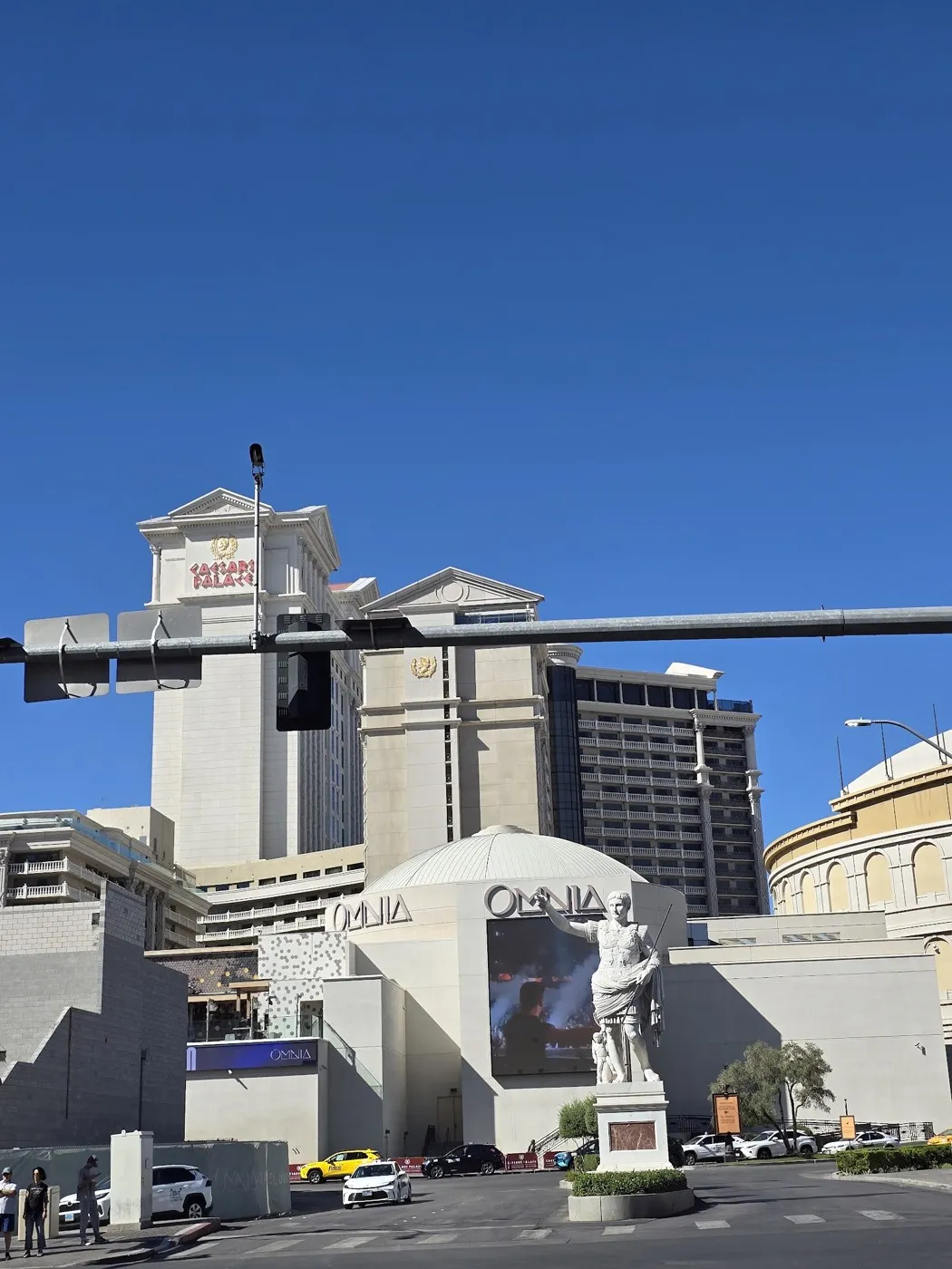 Omnia Dayclub Las Vegas rooftop pool and skybar at Caesars Palace