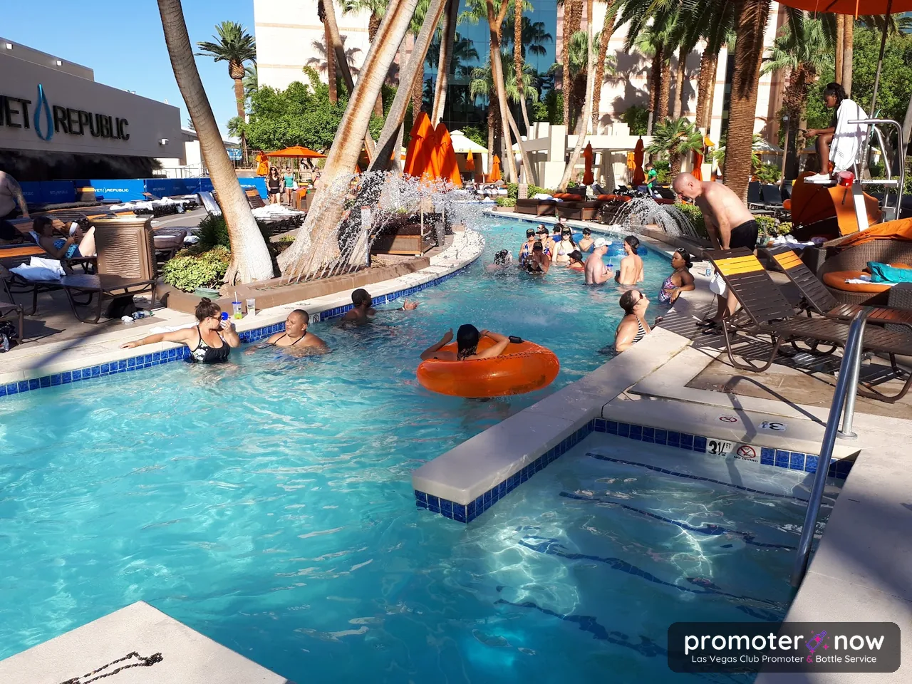Palm Tree Beach Club Las Vegas VIP cabanas and bungalows