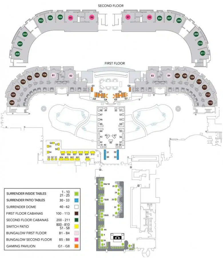 Surrender Table Map