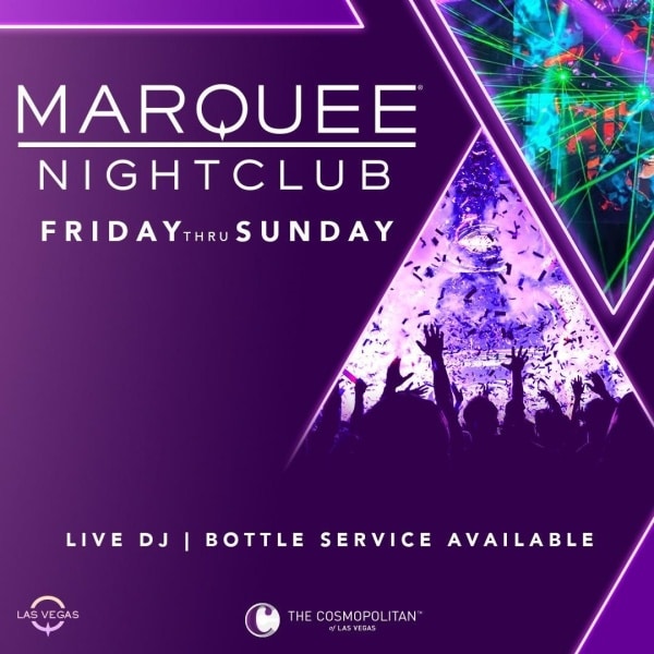 Marquee Nightclub Las Vegas Events