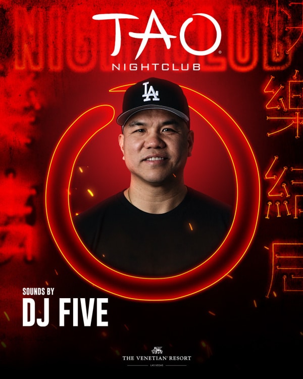 DJ Five at TAO NIghtclub Las Vegas