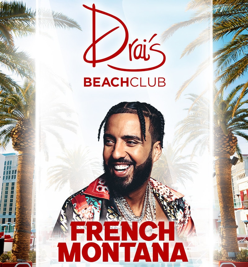 French Montana at Drais Beach Club