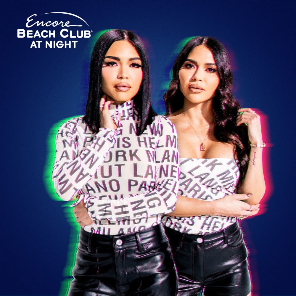 Deux Twins at Encore Beach Club Las Vegas