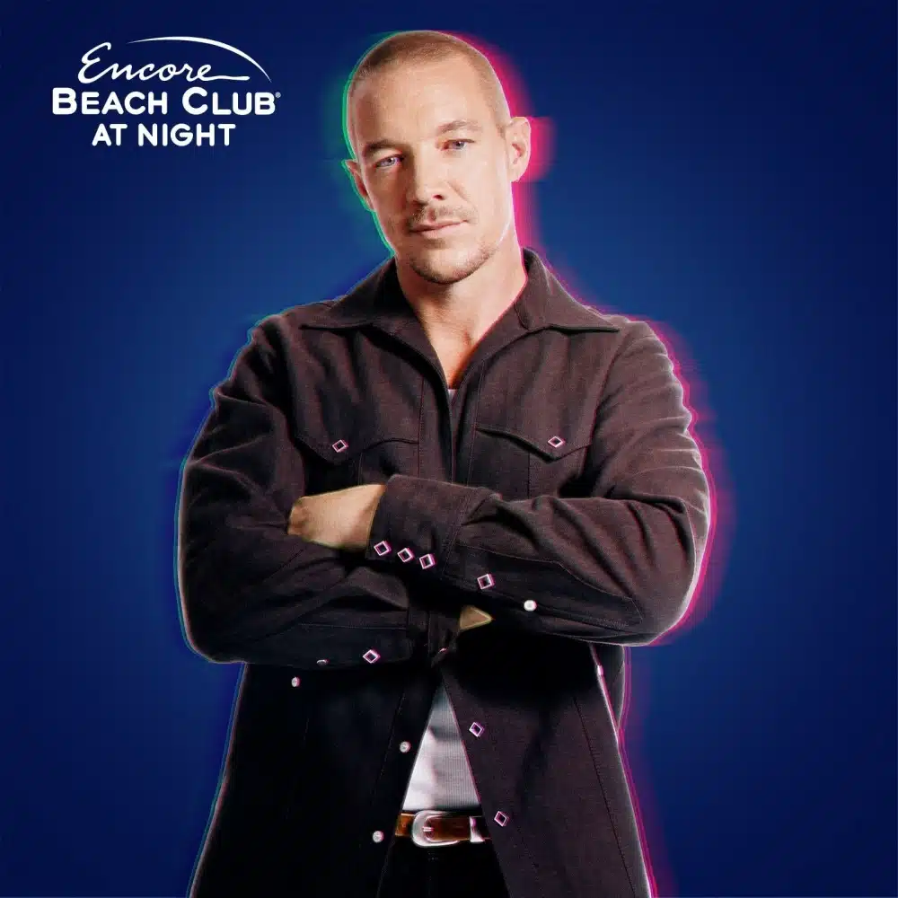 Diplo at Encore Beach Club at Night Las Vegas