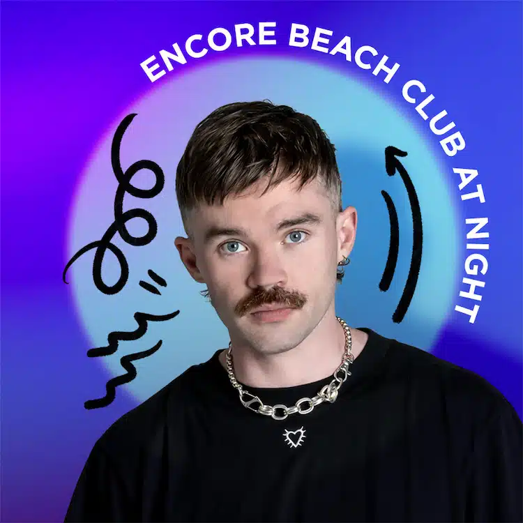 Dom Dolla at Encore Beach Club at Night